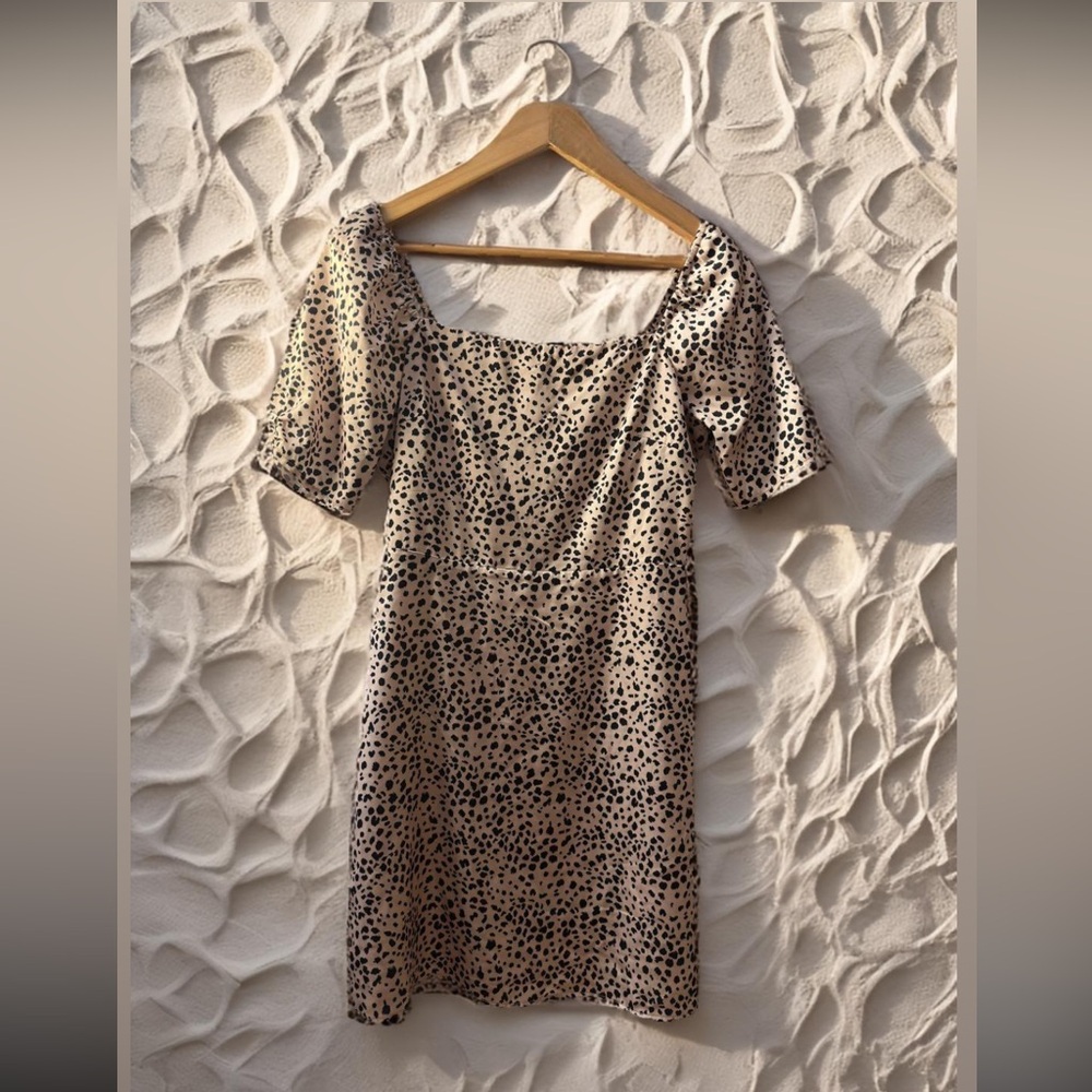 Lush Animal Print Dress